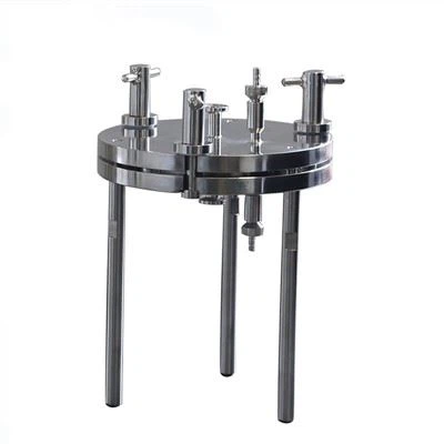 Soporte de filtro de disco de membrana de acero inoxidable de 142 mm