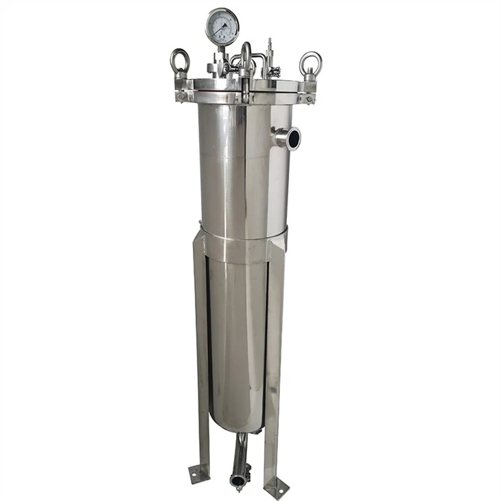Carcasa del filtro de una sola bolsa Ss de acero inoxidable